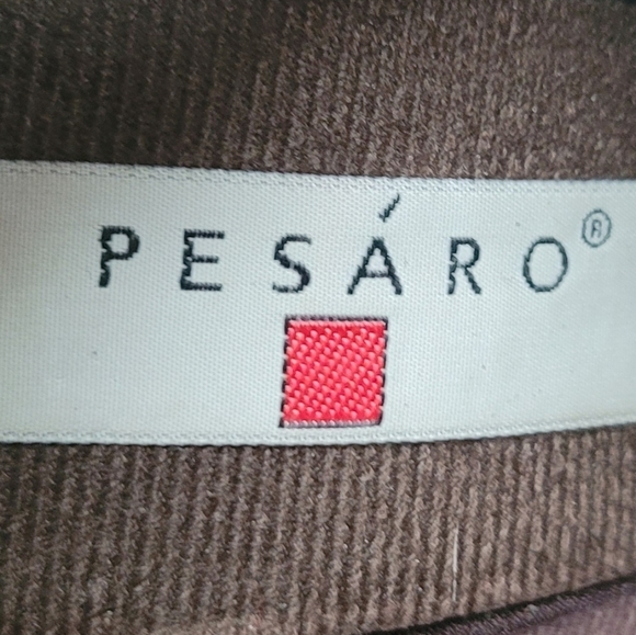 PESA'RO "CELERY" Brown Faux Suede Heels, Zip Closure Boots - Picture 10 of 12